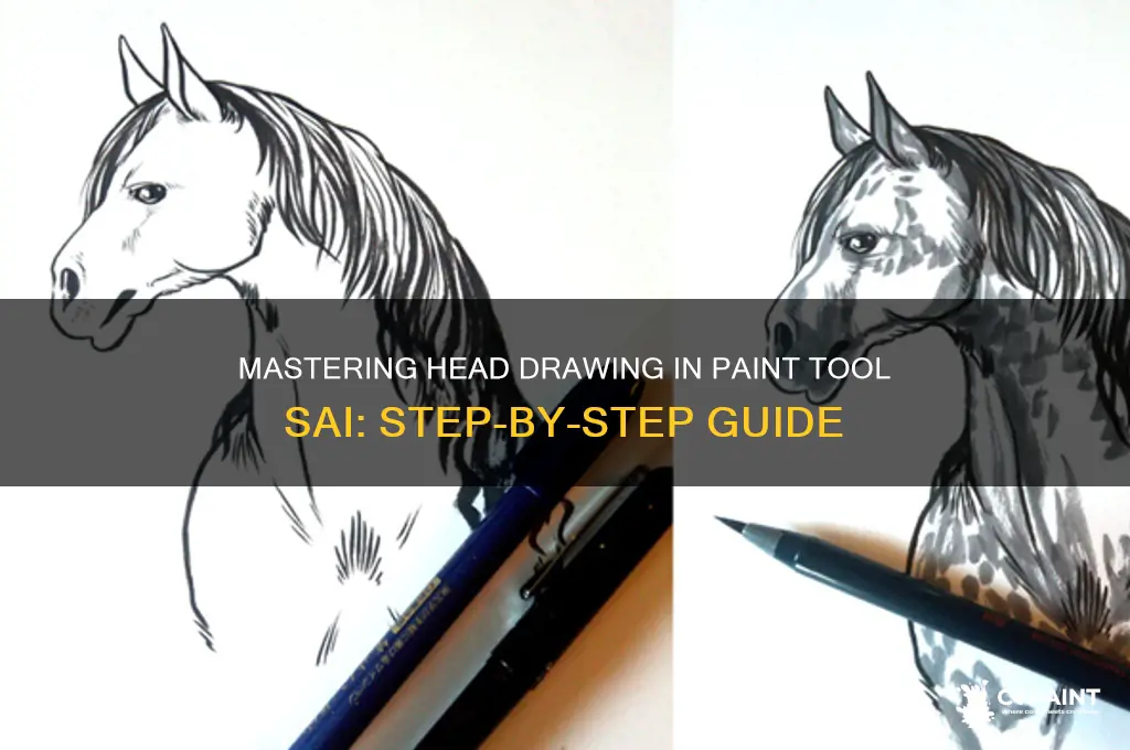 how to darw a head paint tool sai