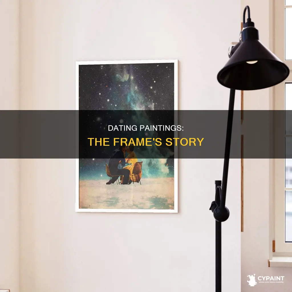 how to date a painting by the frame work