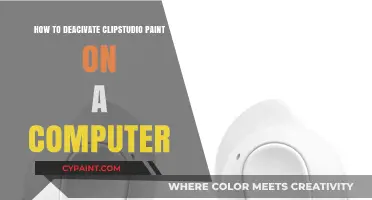 Deactivating Clip Studio Paint: A Step-by-Step Computer Guide
