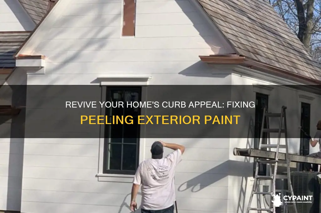 how to deal with peeling exterior paint