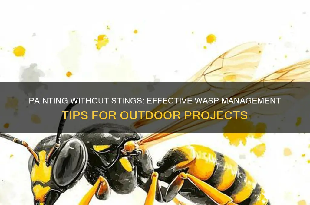 how to deal with wasps when painting
