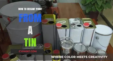 Mastering Paint Decanting: A Step-by-Step Guide from Tin to Container
