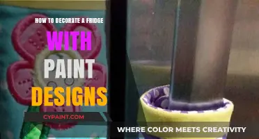 Creative Fridge Makeover: Painting Unique Designs for a Stylish Kitchen