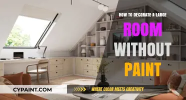 Creative Ways to Decorate a Large Room Without Using Paint