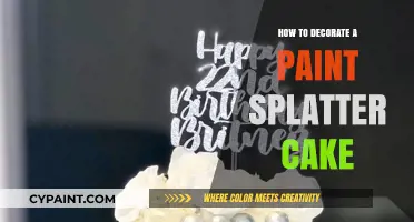 Creative Tips for Decorating a Vibrant Paint Splatter Cake