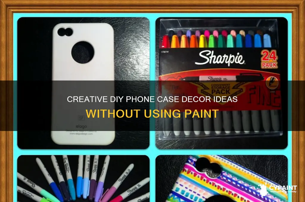 how to decorate a phone case without paint