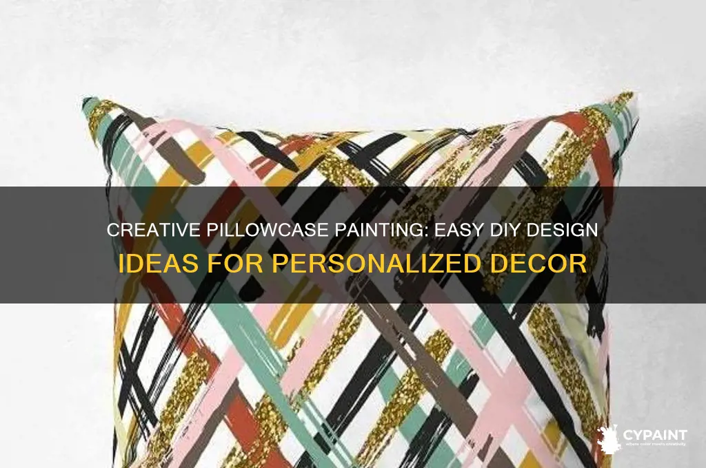 how to decorate a pillowcase with paint