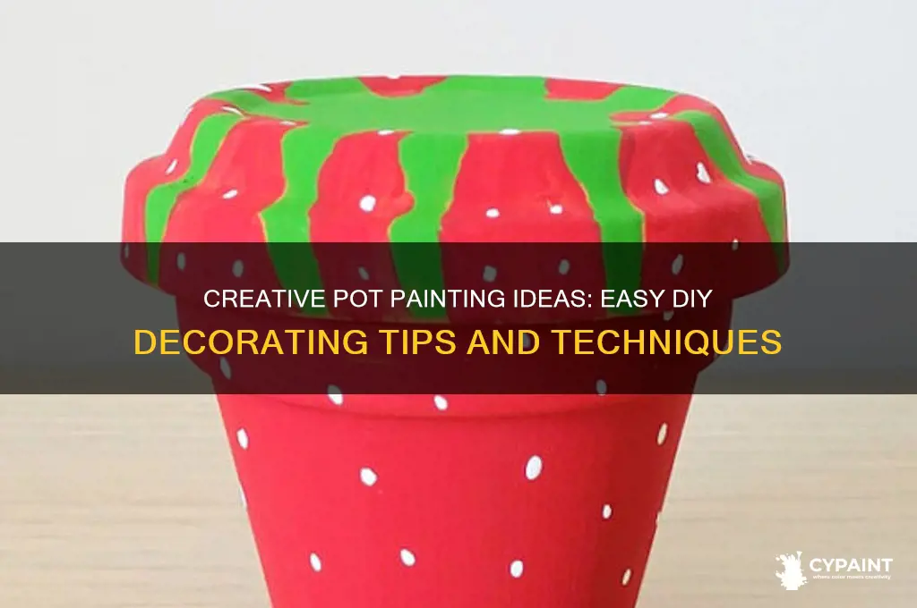 how to decorate a pot with paint