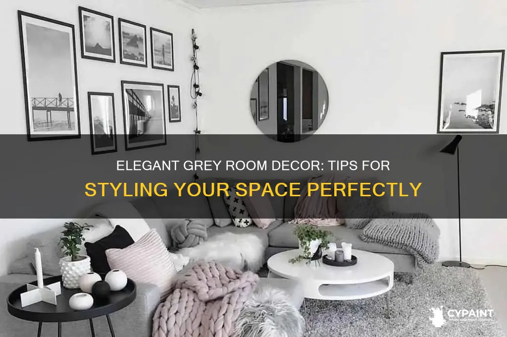 how to decorate a room painted in shade of grey