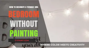Creative Ways to Decorate a Teenage Girl's Bedroom Without Painting