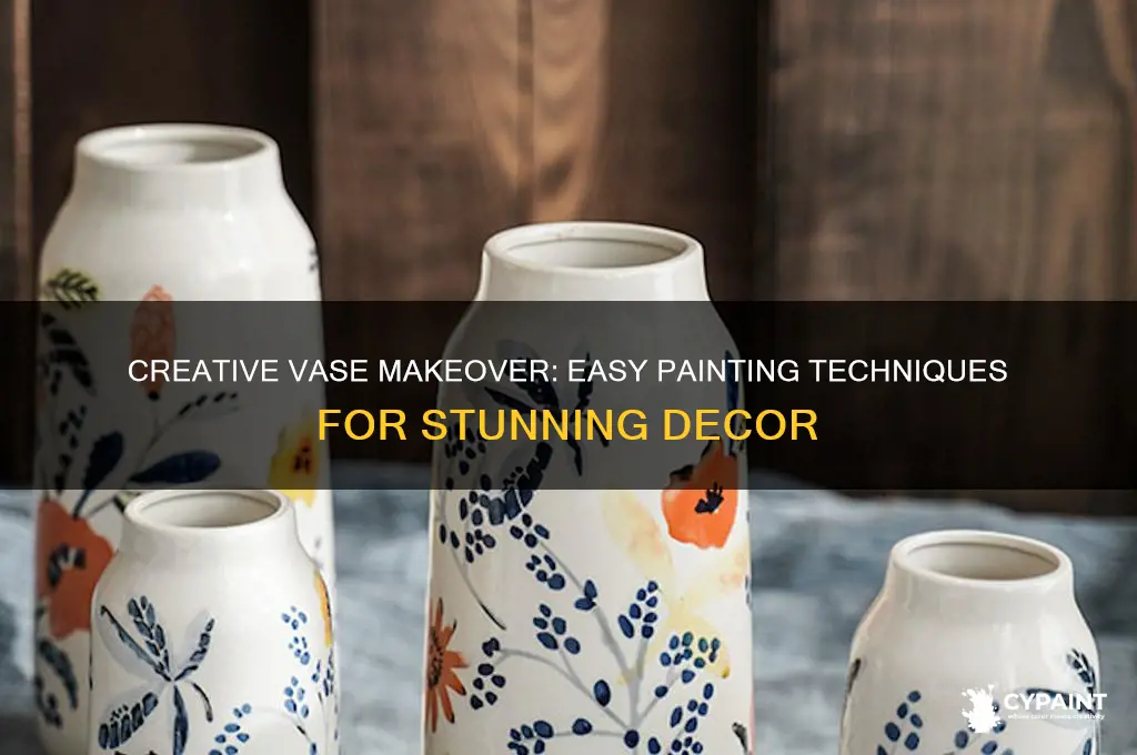 how to decorate a vase with paint