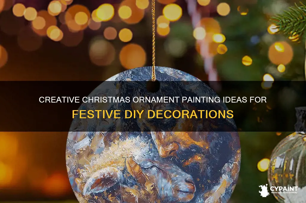 how to decorate christmas ornaments with paint