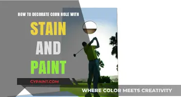 Corn Hole Customization: Staining and Painting Techniques