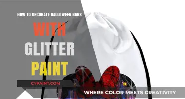 Spooky Sparkle: Easy Glitter Paint Ideas for Halloween Bags