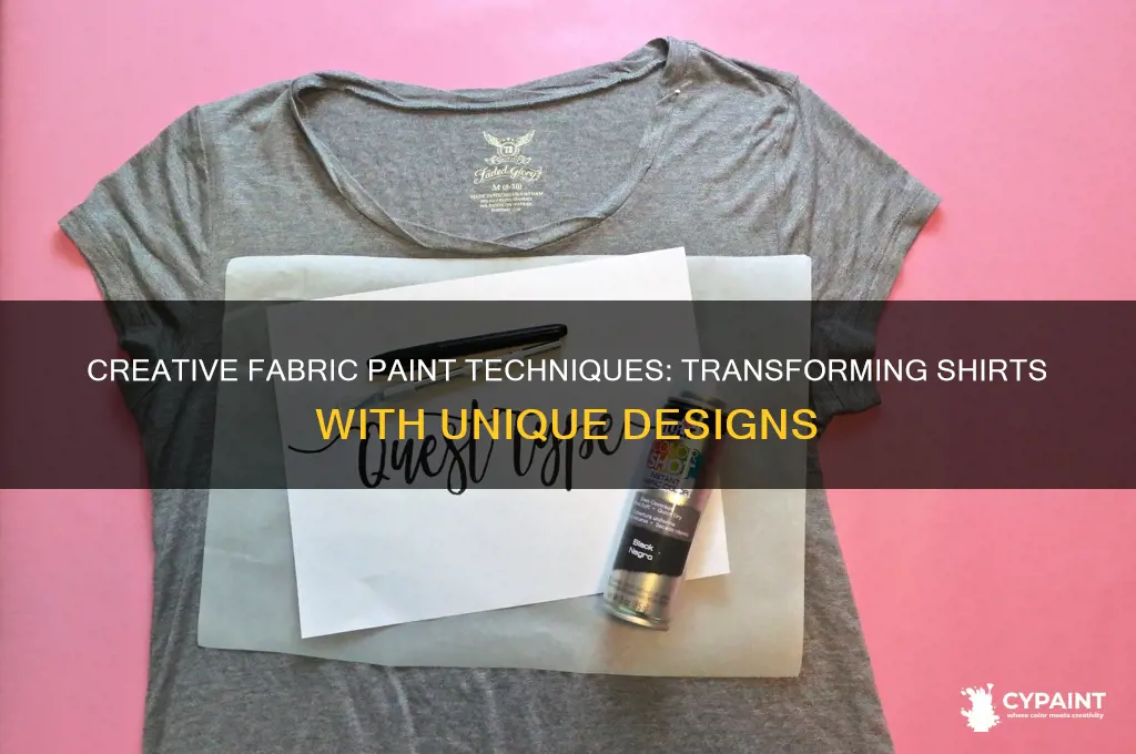 how to decorate shirts with fabric paint