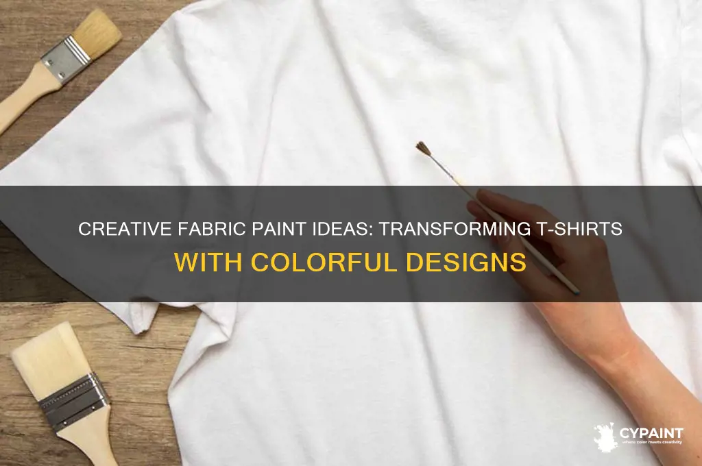how to decorate t shirts with fabric paint
