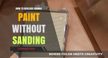 Effortless Enamel Paint Deglossing: Sanding-Free Techniques for a Matte Finish