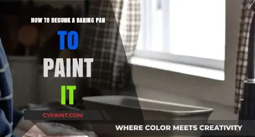 Clean and Prep: Painting Baking Pans