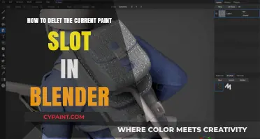 Deleting Paint Slots in Blender: A Step-by-Step Guide