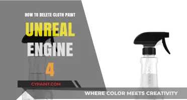 Removing Cloth Paint in Unreal Engine 4: A Step-by-Step Guide