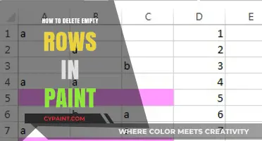 Efficiently Remove Blank Rows in Paint: A Step-by-Step Guide