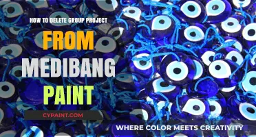 Deleting Group Projects in Medibang Paint: A Step-by-Step Guide