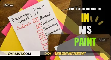 Erasing Mistakes: A Quick Guide to Deleting Text in MS Paint