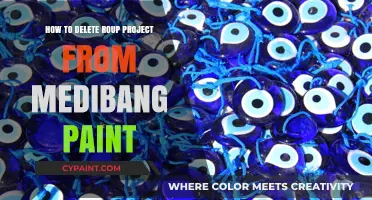 Deleting Group Projects in Medibang Paint: A Step-by-Step Guide