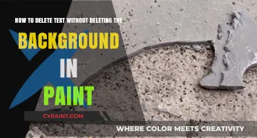 Preserve Background: Effortlessly Remove Text in Paint with Simple Steps