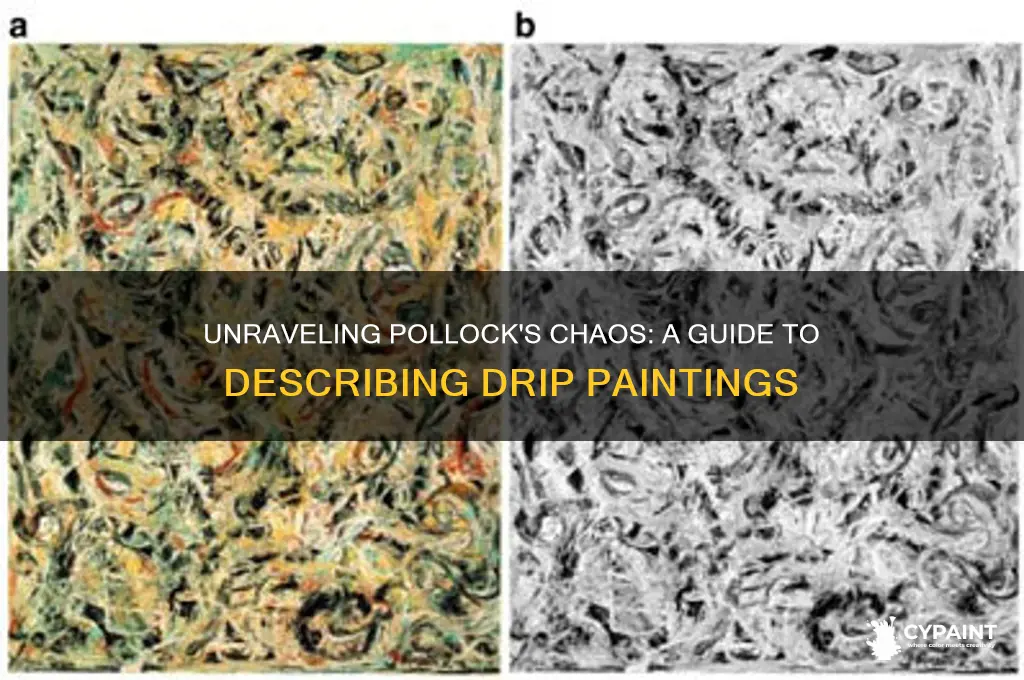 how to describe a jackson pollock drip painting