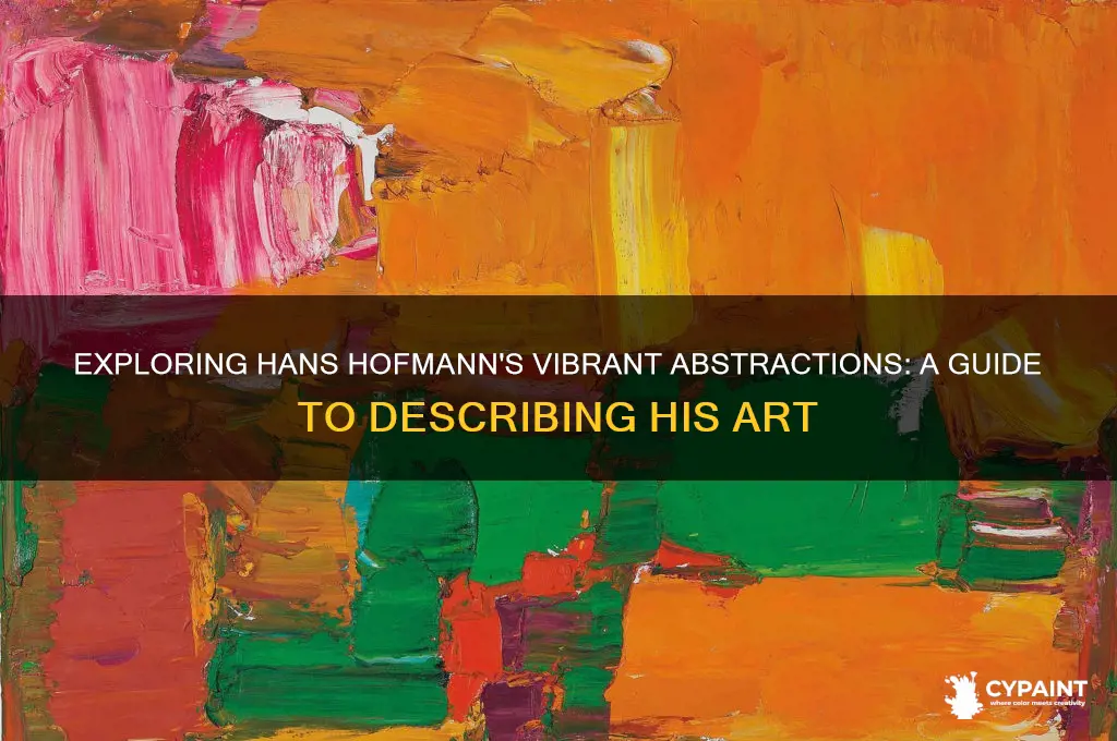 how to describe hans hofmann