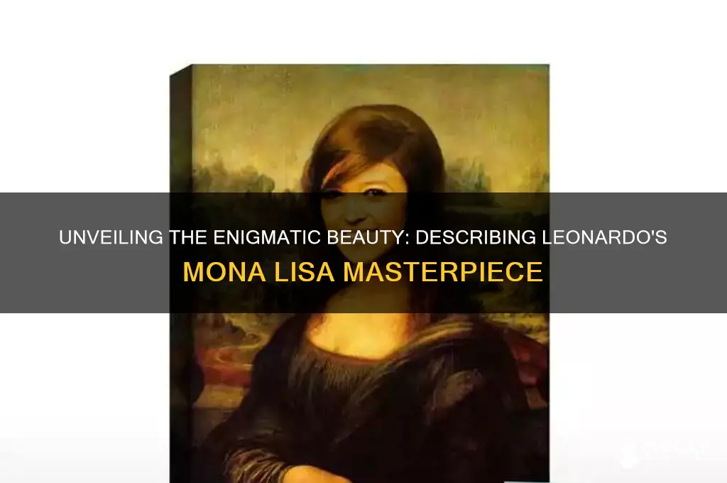 how to describe the painting of mona lisa