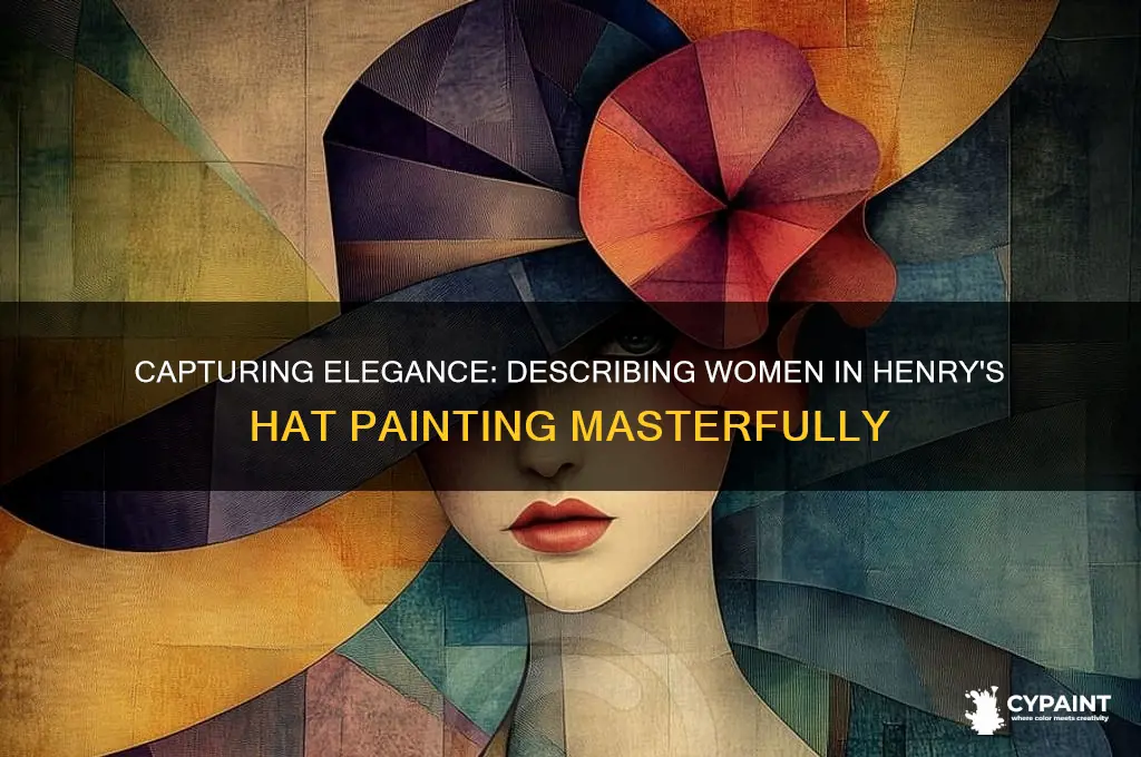 how to describe women in a hat painting by henry
