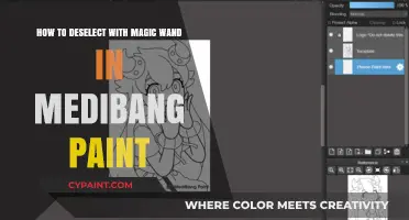 Deselecting with Magic Wand Tool in Medibang Paint: A Guide