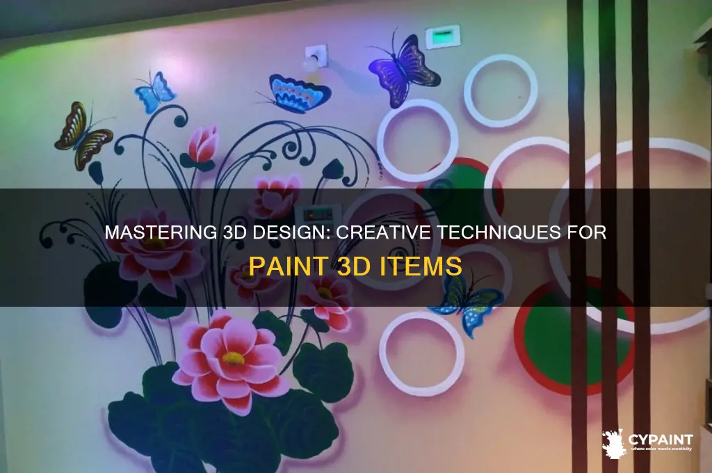 how to design 3d items of paint 3d