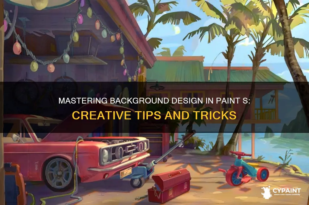 how to design background in paint s