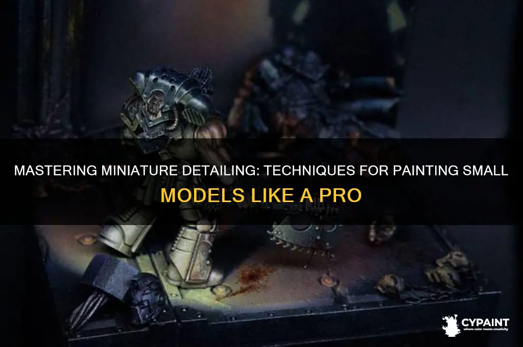 how to detail paint small models bok
