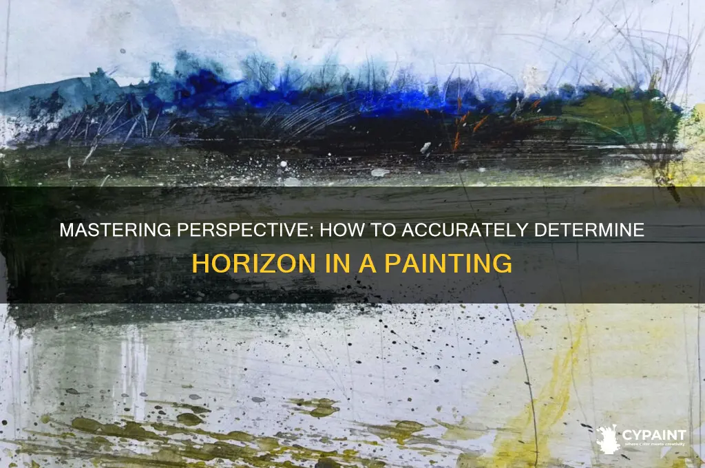how to determine horizon in a painting