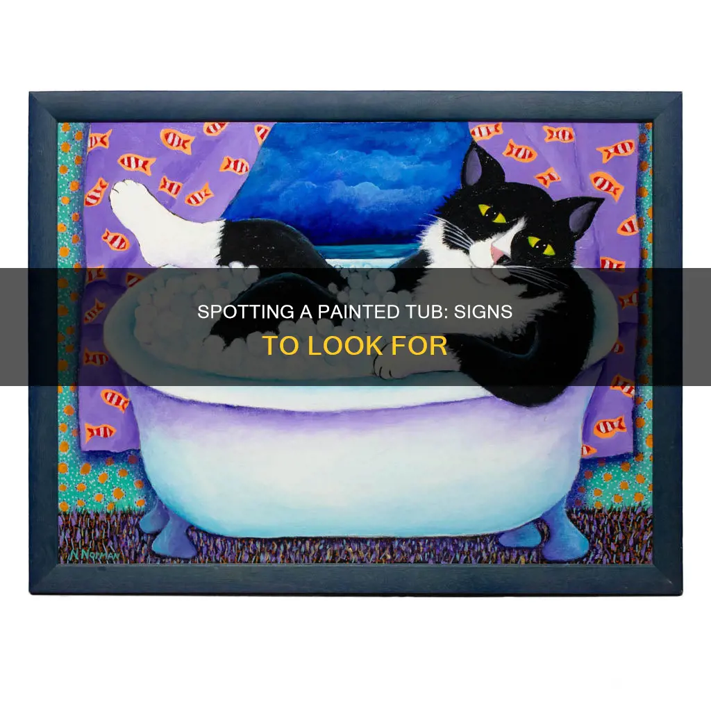 how to determine if your tub has been painted