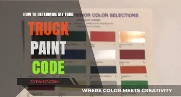 Finding Your Ford Truck's Paint Code: A Simple Step-by-Step Guide