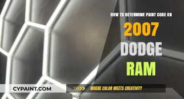 Finding Paint Codes for Your 2007 Dodge Ram