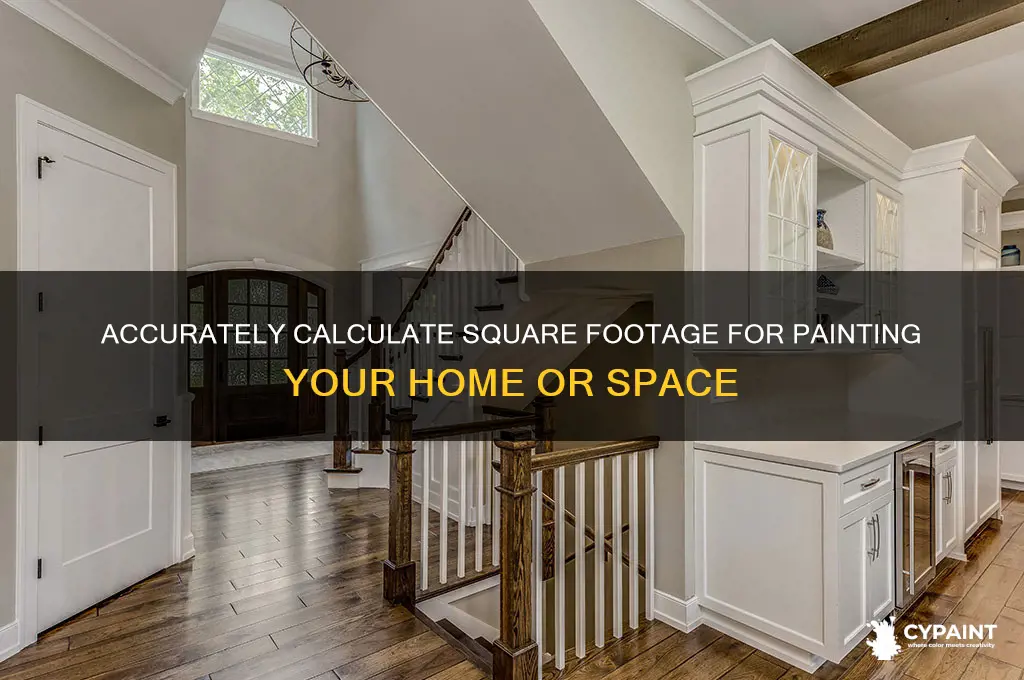how to determine sq ft to paint