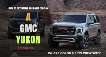 Finding Your GMC Yukon's Paint Code: A Step-by-Step Guide