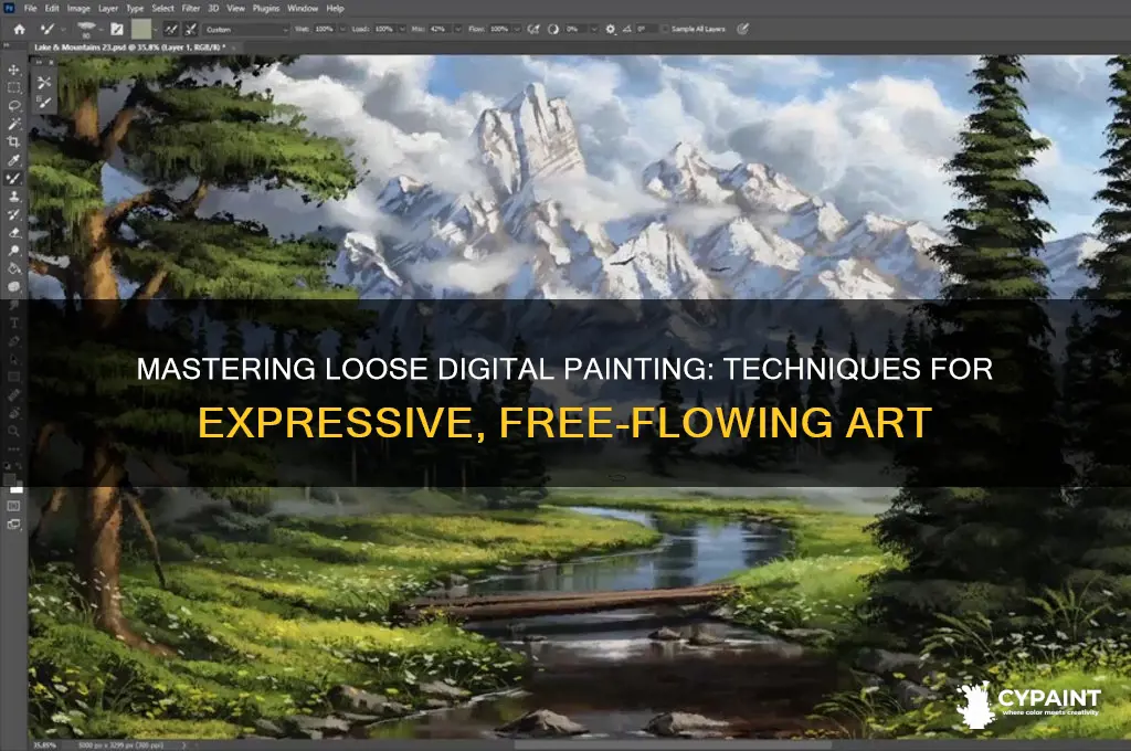 how to devvelop a loose digital painting