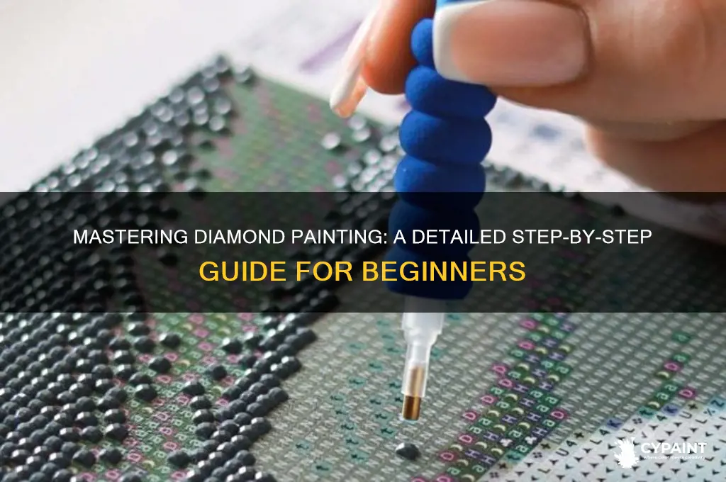how to diamond paint step by step
