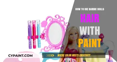 Revamp Barbie's Hair: Easy Dyeing with Paint Techniques for a New Look