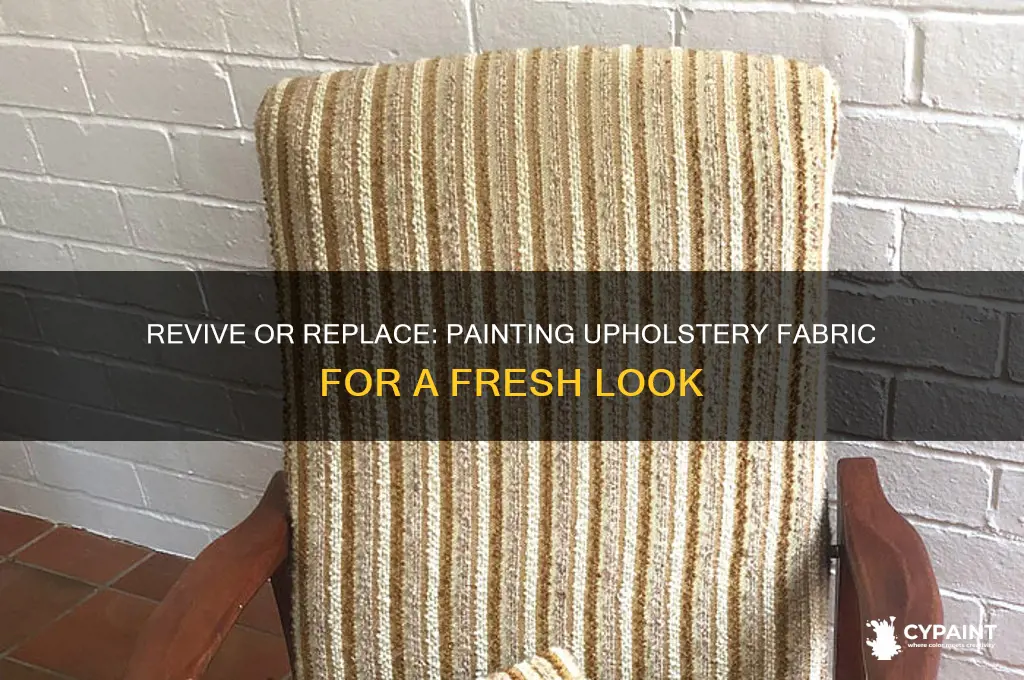 how to die or paint upholstery fabric
