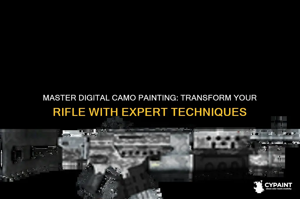 how to digital camo paint a rifle