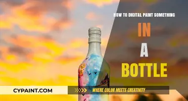 Master Digital Bottle Art: Painting Objects Inside Glass Containers