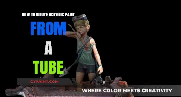 Mastering Acrylic Paint Dilution: Easy Tube-to-Canvas Techniques Revealed